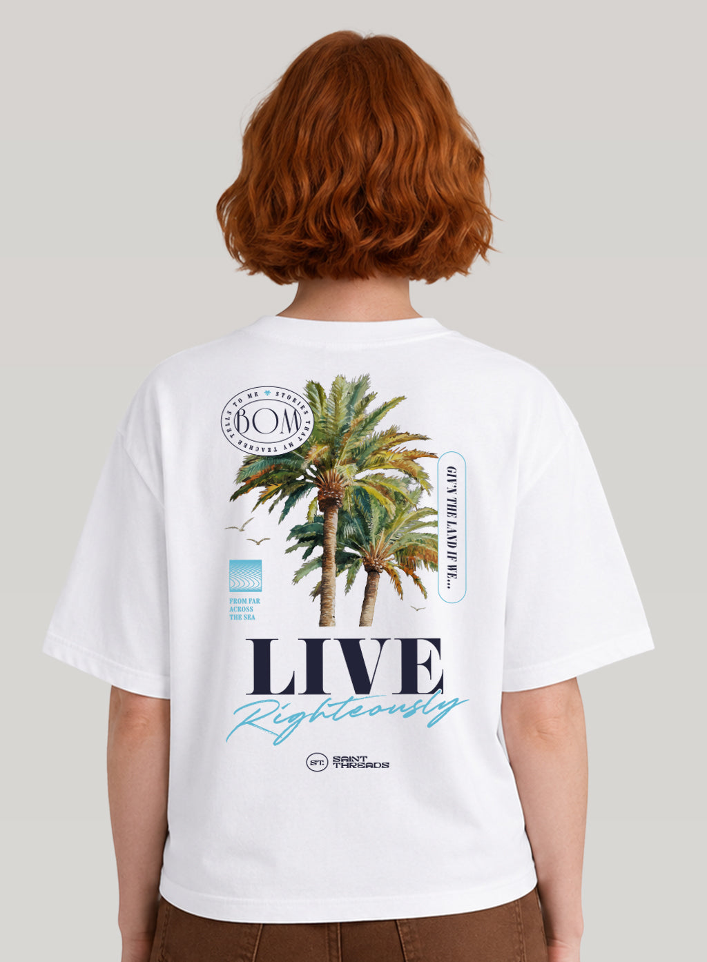 PREORDER Live Righteously-B.O.M. Stories Tee