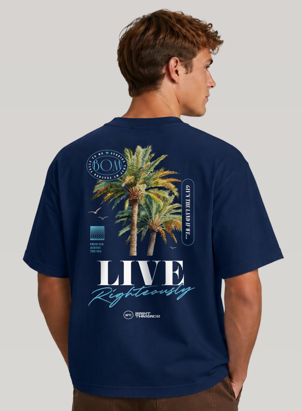 PREORDER Live Righteously-B.O.M. Stories Tee
